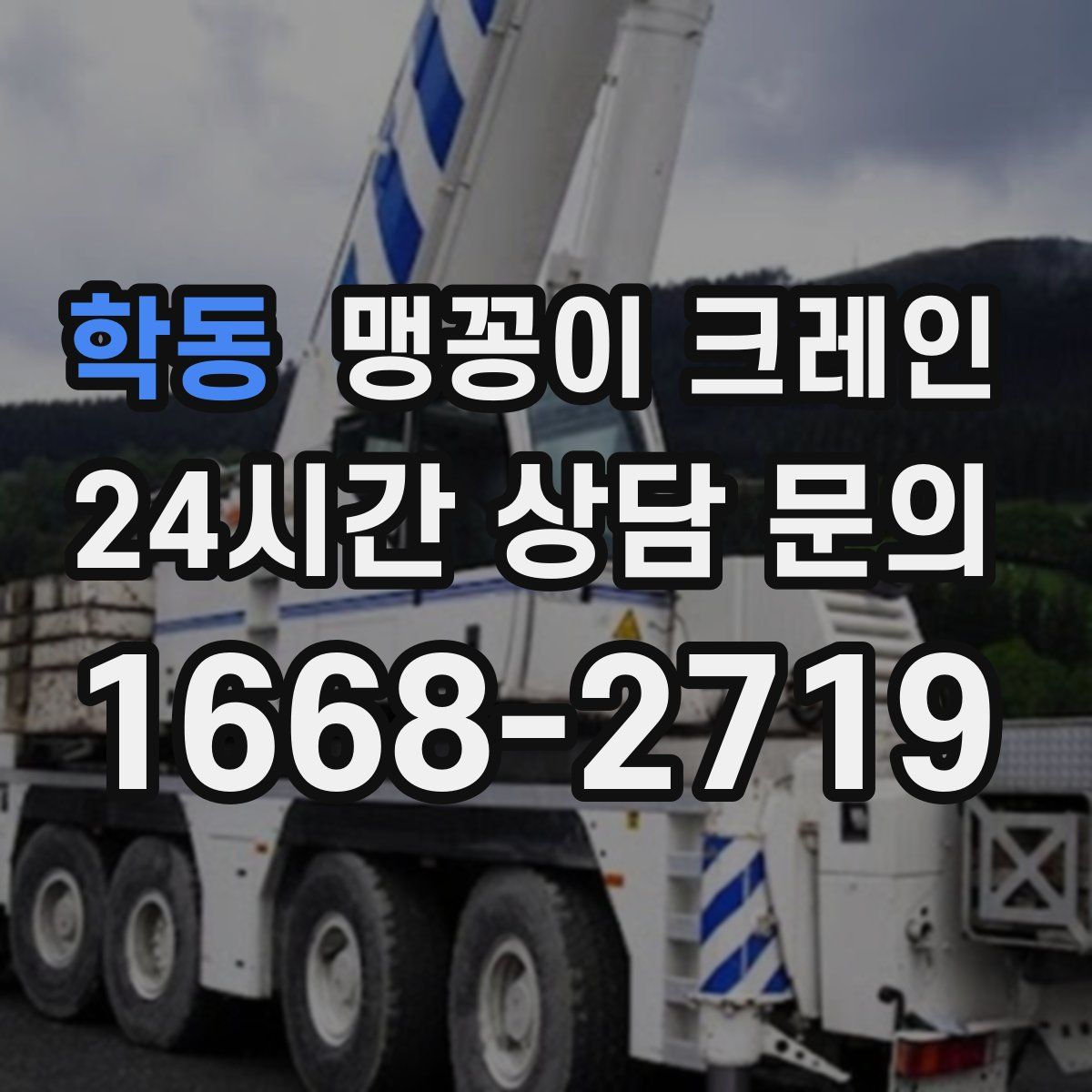 학동 맹꽁이 크레인