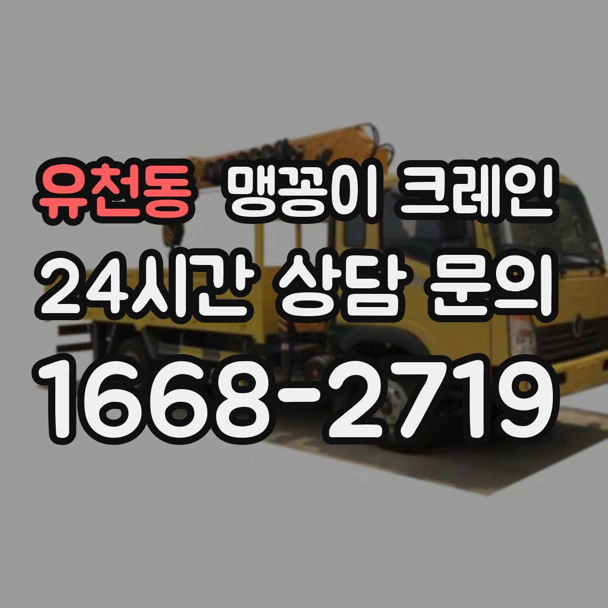 유천동 맹꽁이 크레인