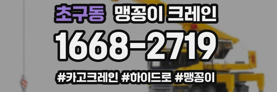 초구동 맹꽁이 크레인