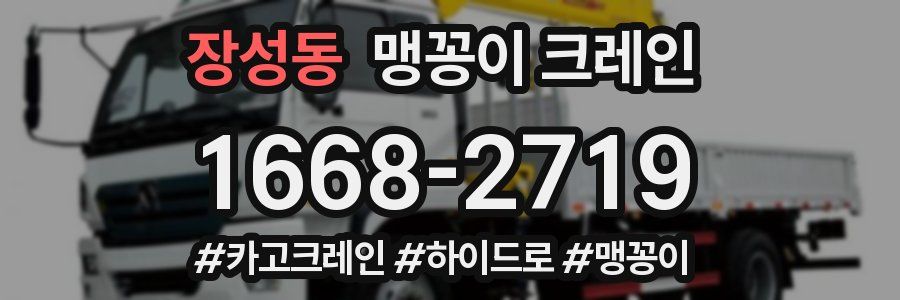 장성동 맹꽁이 크레인