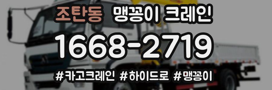 조탄동 맹꽁이 크레인
