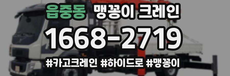 읍중동 맹꽁이 크레인