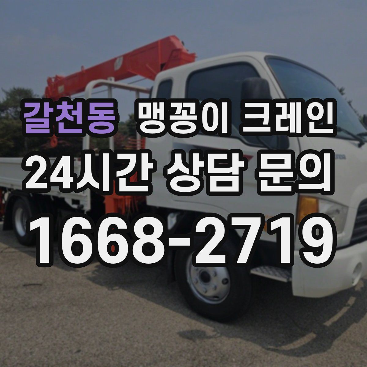 갈천동 맹꽁이 크레인