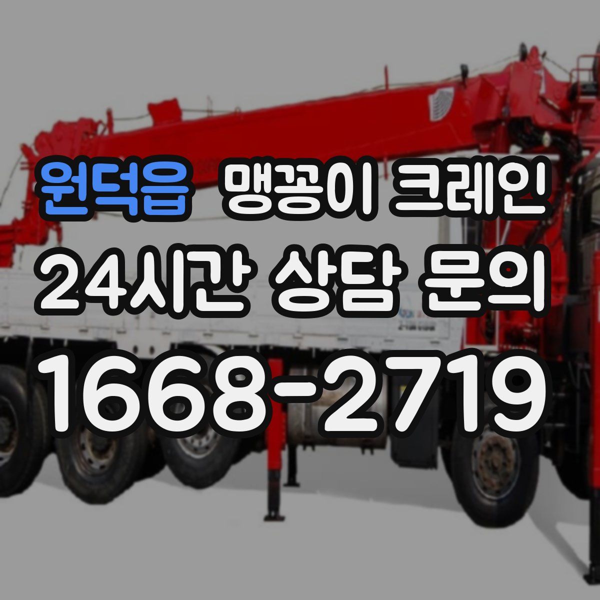 원덕읍 맹꽁이 크레인