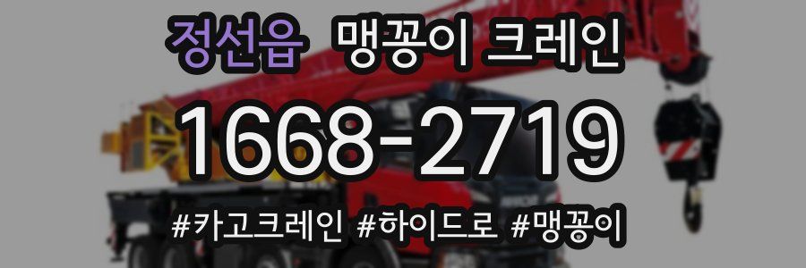 정선읍 맹꽁이 크레인