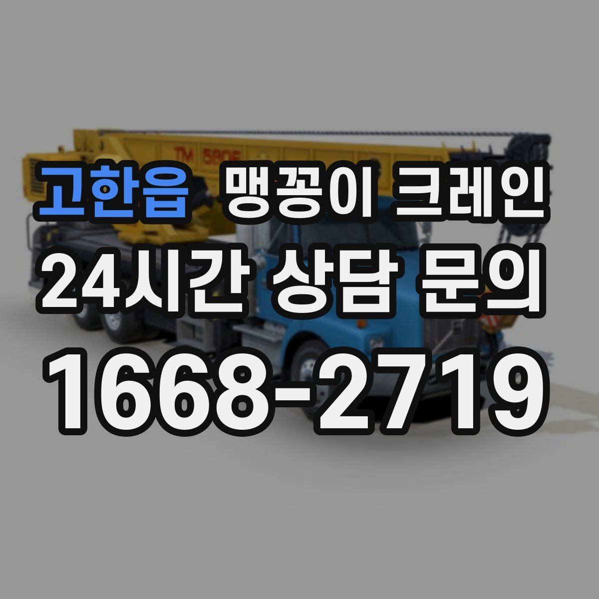 고한읍 맹꽁이 크레인 이동 거리·작업 시간에 따른 차이