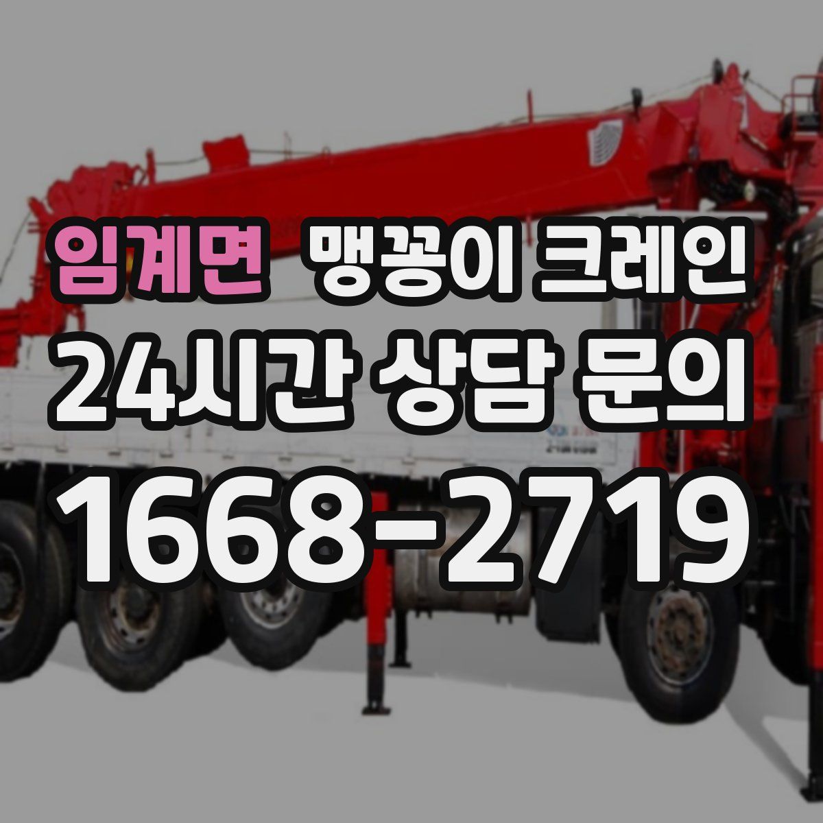 임계면 맹꽁이 크레인