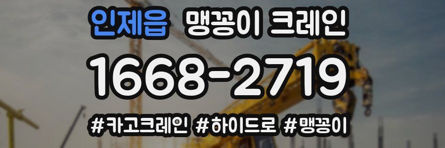 인제읍 맹꽁이 크레인