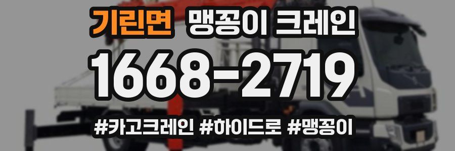 기린면 맹꽁이 크레인