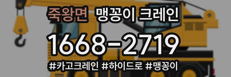 죽왕면 맹꽁이 크레인