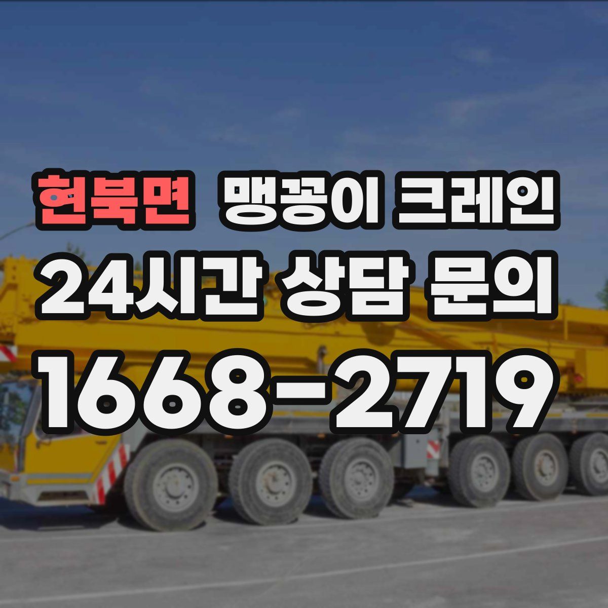 현북면 맹꽁이 크레인