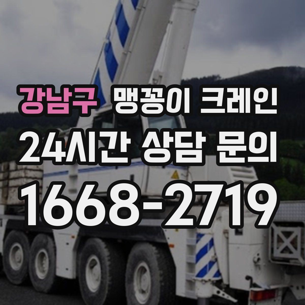강남구 맹꽁이 크레인 직진 이동만 가능한 현장 대응 요령