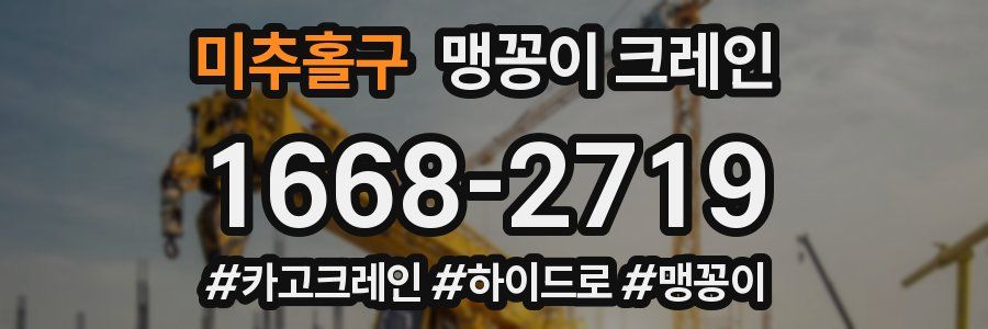 미추홀구 맹꽁이 크레인