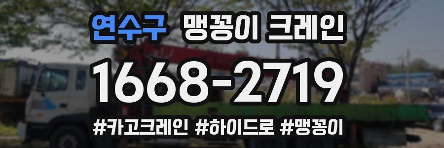 연수구 맹꽁이 크레인