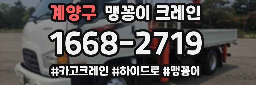 계양구 맹꽁이 크레인