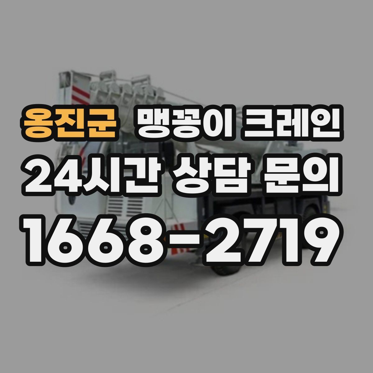 옹진군 맹꽁이 크레인 직진 이동만 가능한 현장 대응 요령