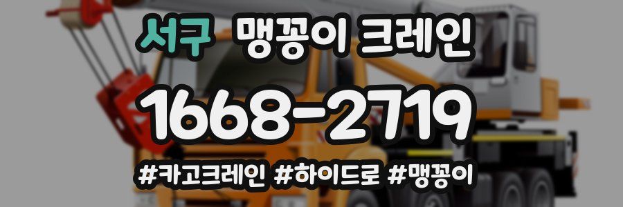 서구 맹꽁이 크레인