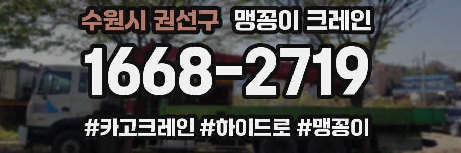 수원시 권선구 맹꽁이 크레인