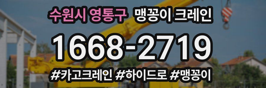 수원시 영통구 맹꽁이 크레인
