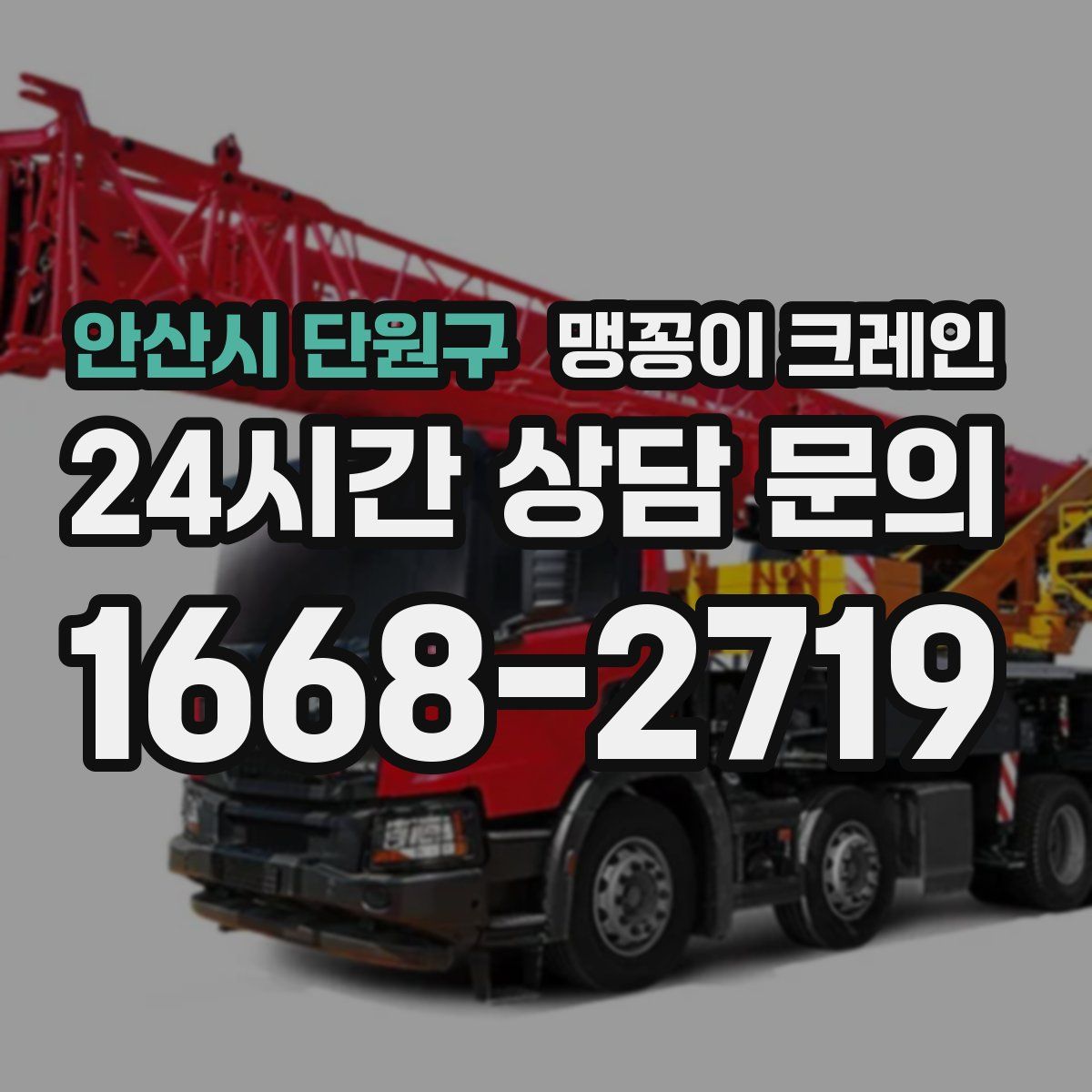 안산시 단원구 맹꽁이 크레인