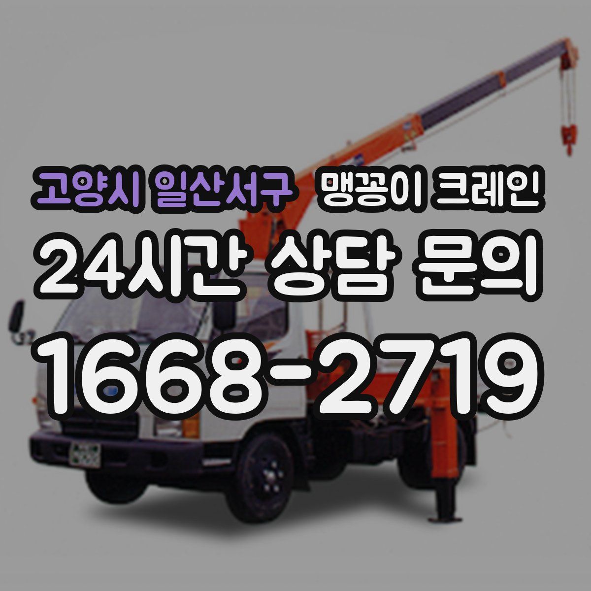 고양시 일산서구 맹꽁이 크레인