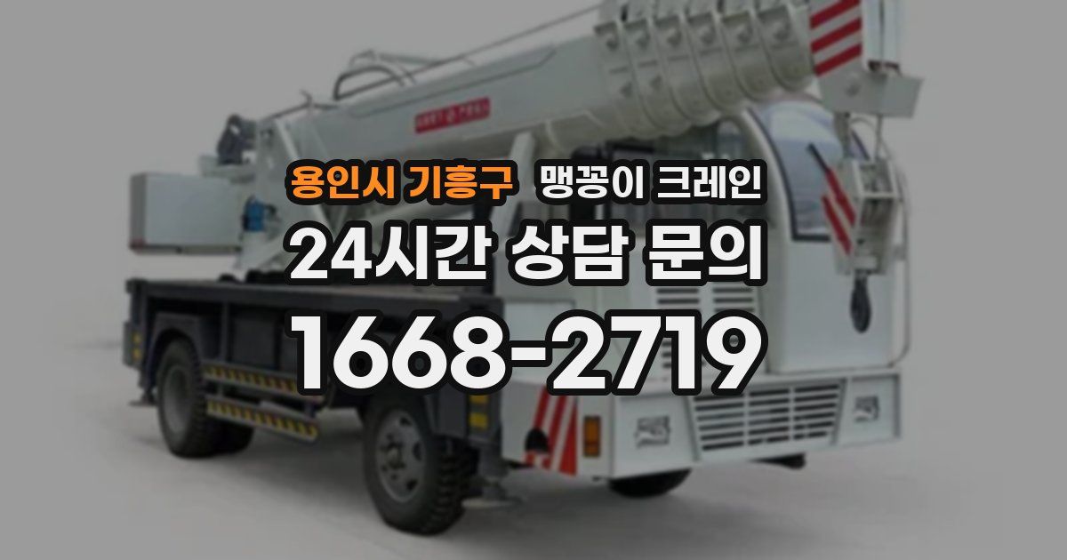 용인시 기흥구 맹꽁이 크레인