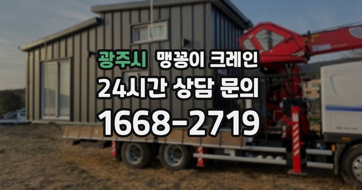 광주시 맹꽁이 크레인