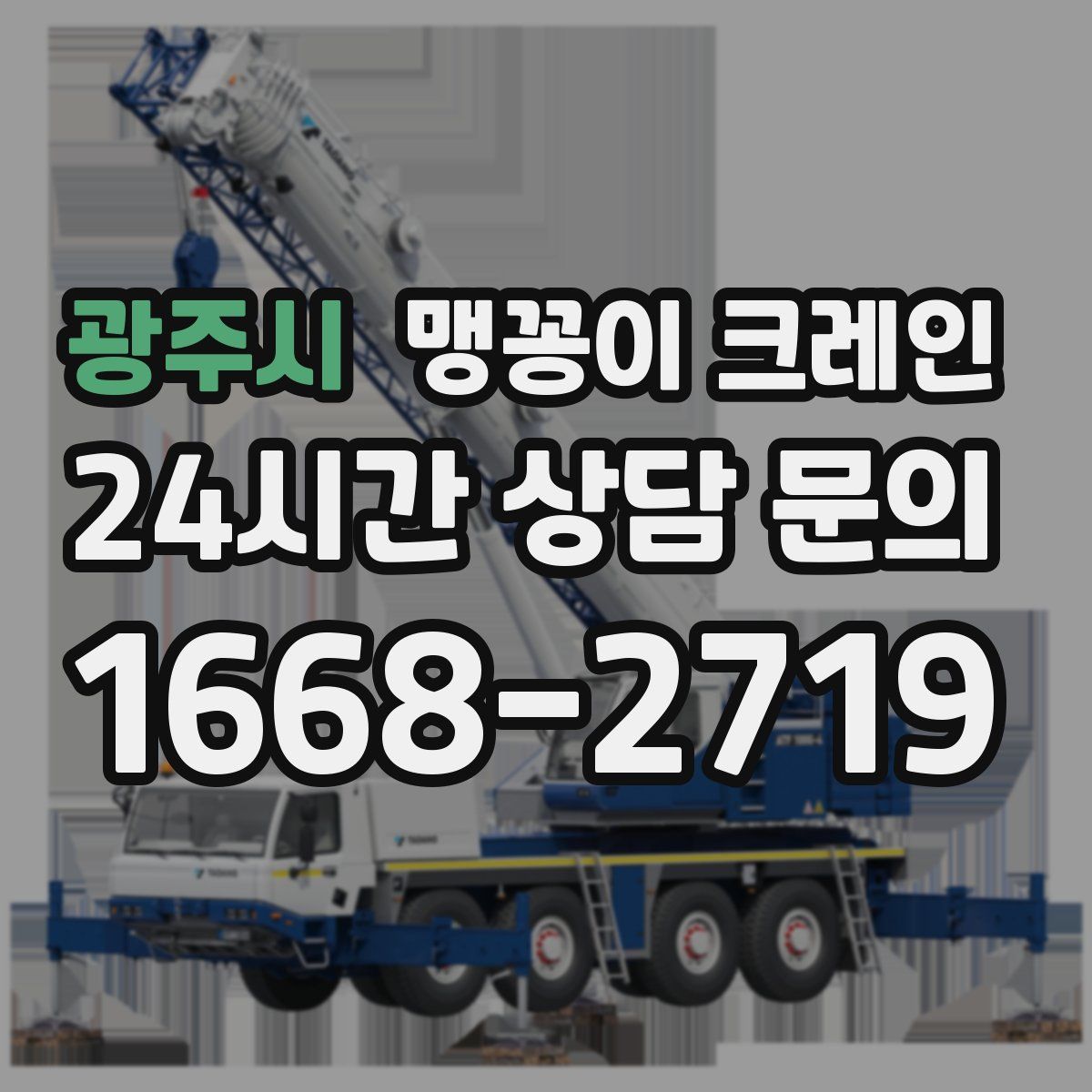 광주시 맹꽁이 크레인