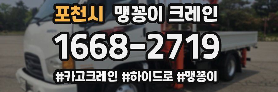 포천시 맹꽁이 크레인