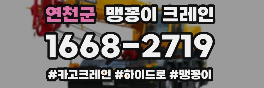 연천군 맹꽁이 크레인