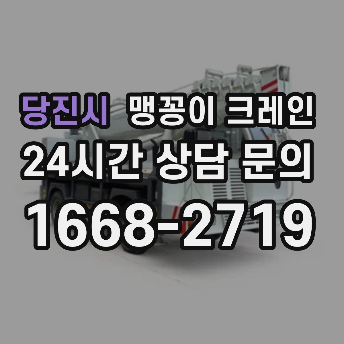 당진시 맹꽁이 크레인 컨테이너 내부 장비 반입에 적합한 이유