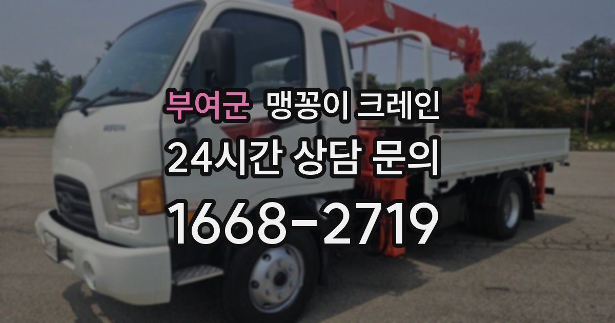 부여군 맹꽁이 크레인