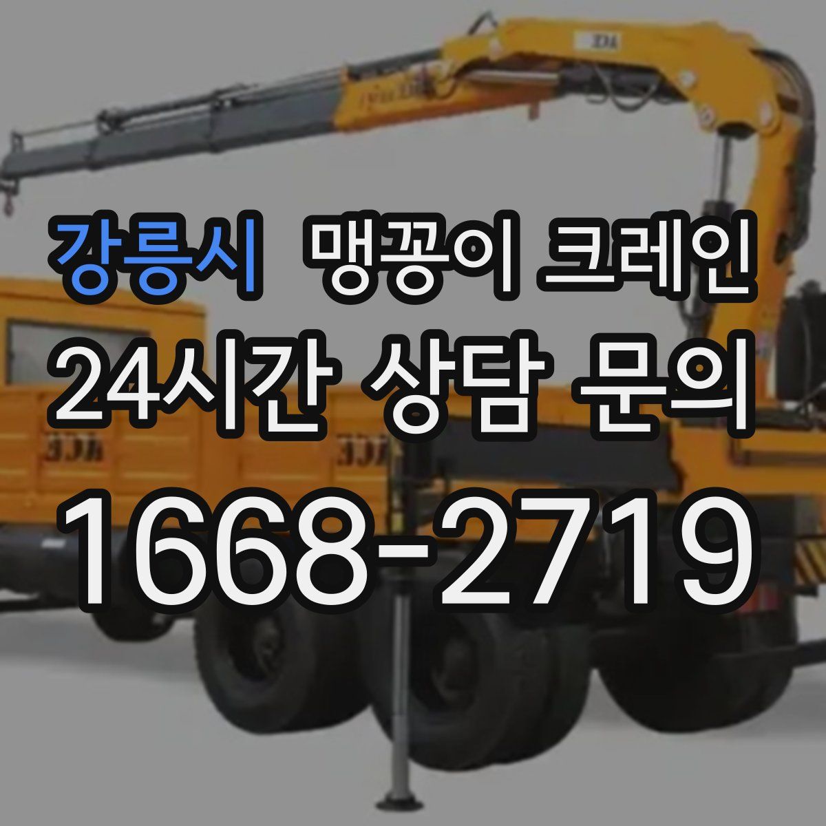 강릉시 맹꽁이 크레인