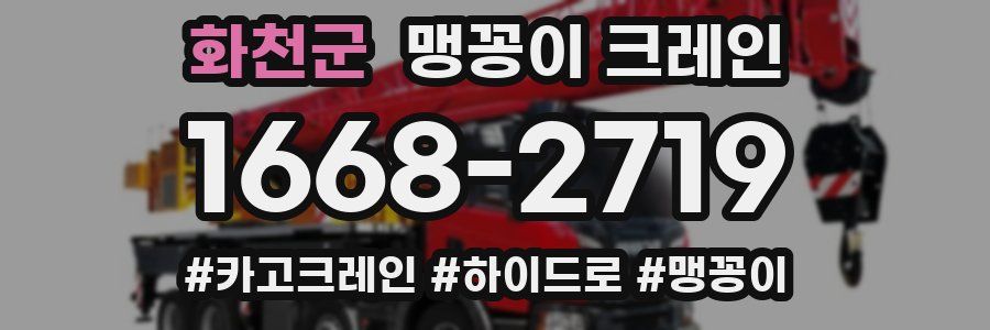 화천군 맹꽁이 크레인