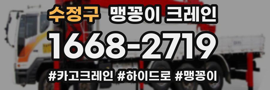 수정구 맹꽁이 크레인