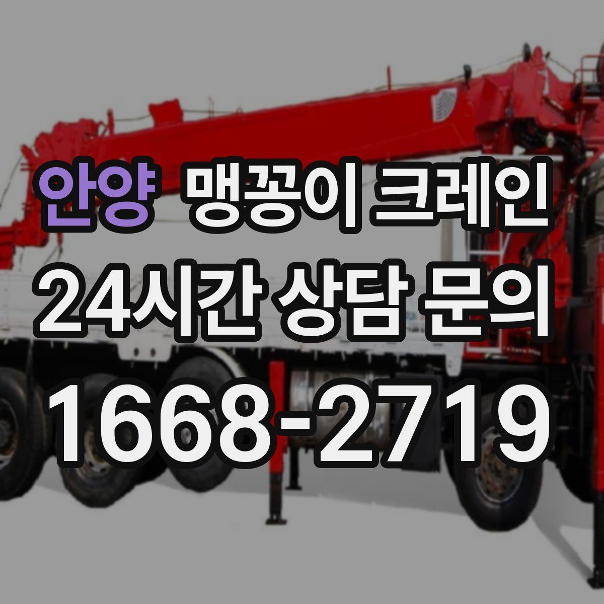 안양 맹꽁이 크레인