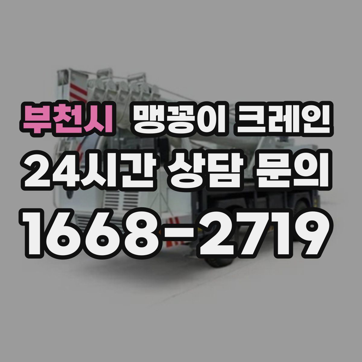 부천시 맹꽁이 크레인