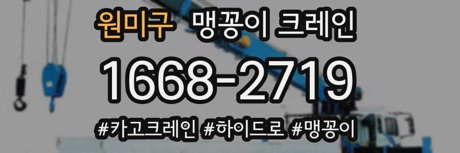 원미구 맹꽁이 크레인