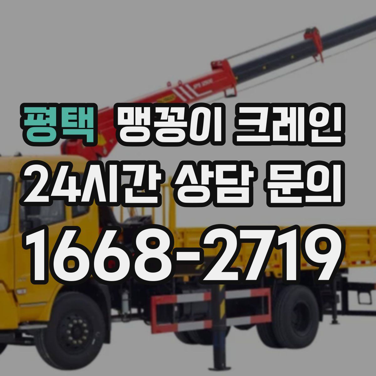 평택 맹꽁이 크레인