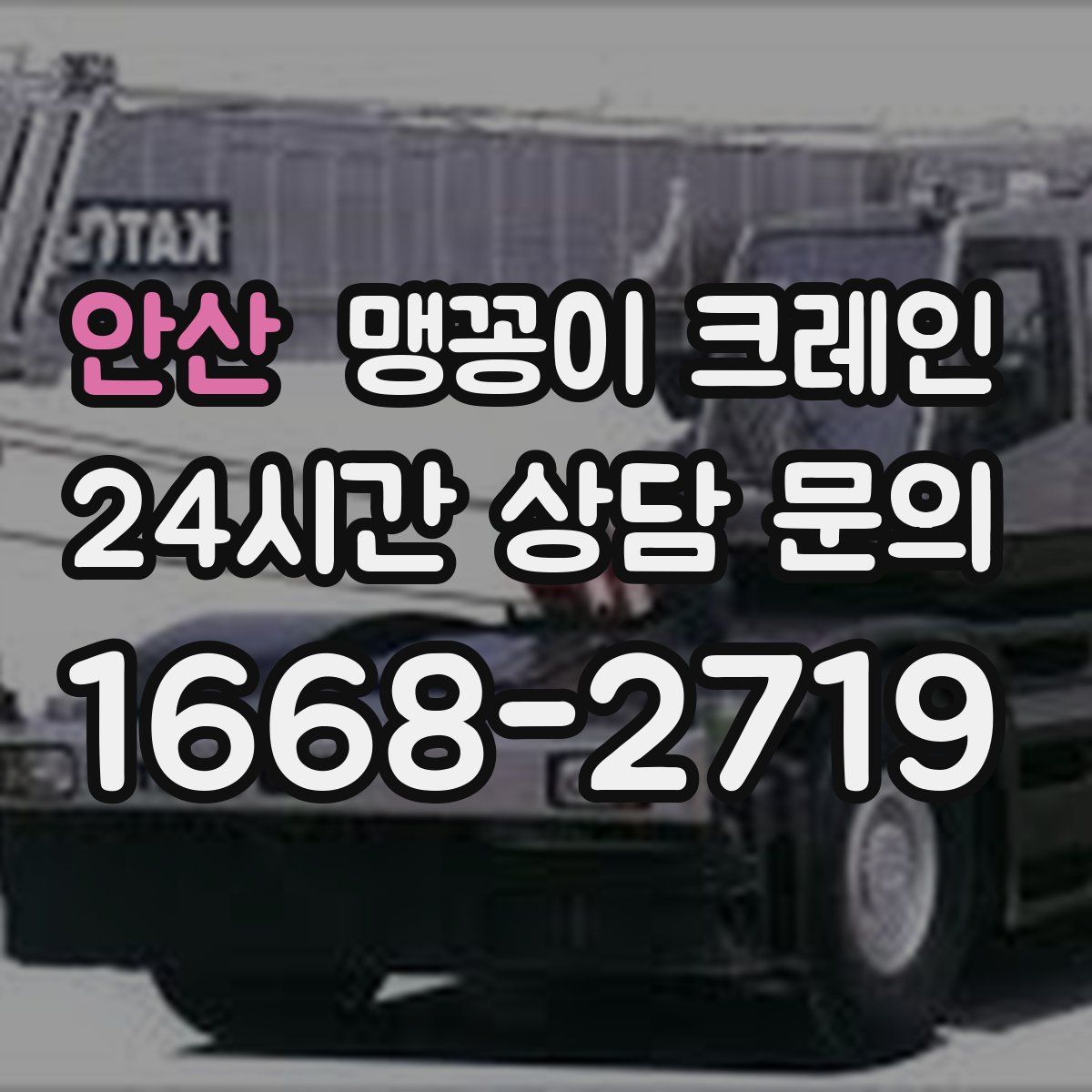 안산 맹꽁이 크레인