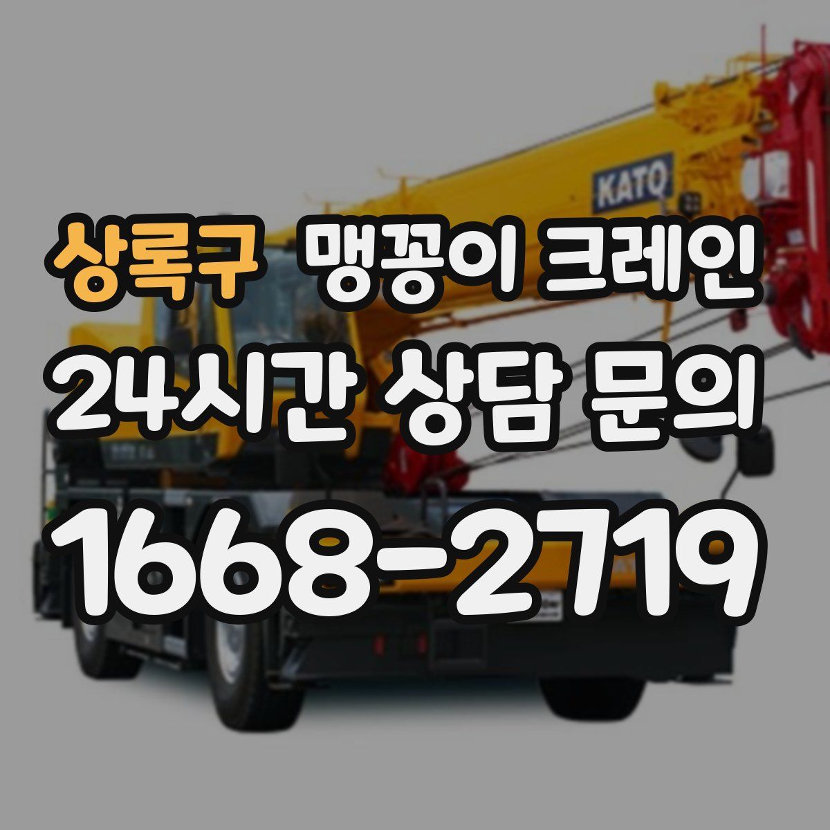 상록구 맹꽁이 크레인