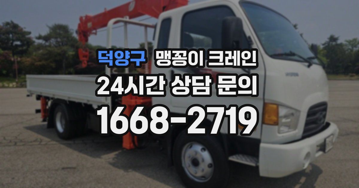 덕양구 맹꽁이 크레인