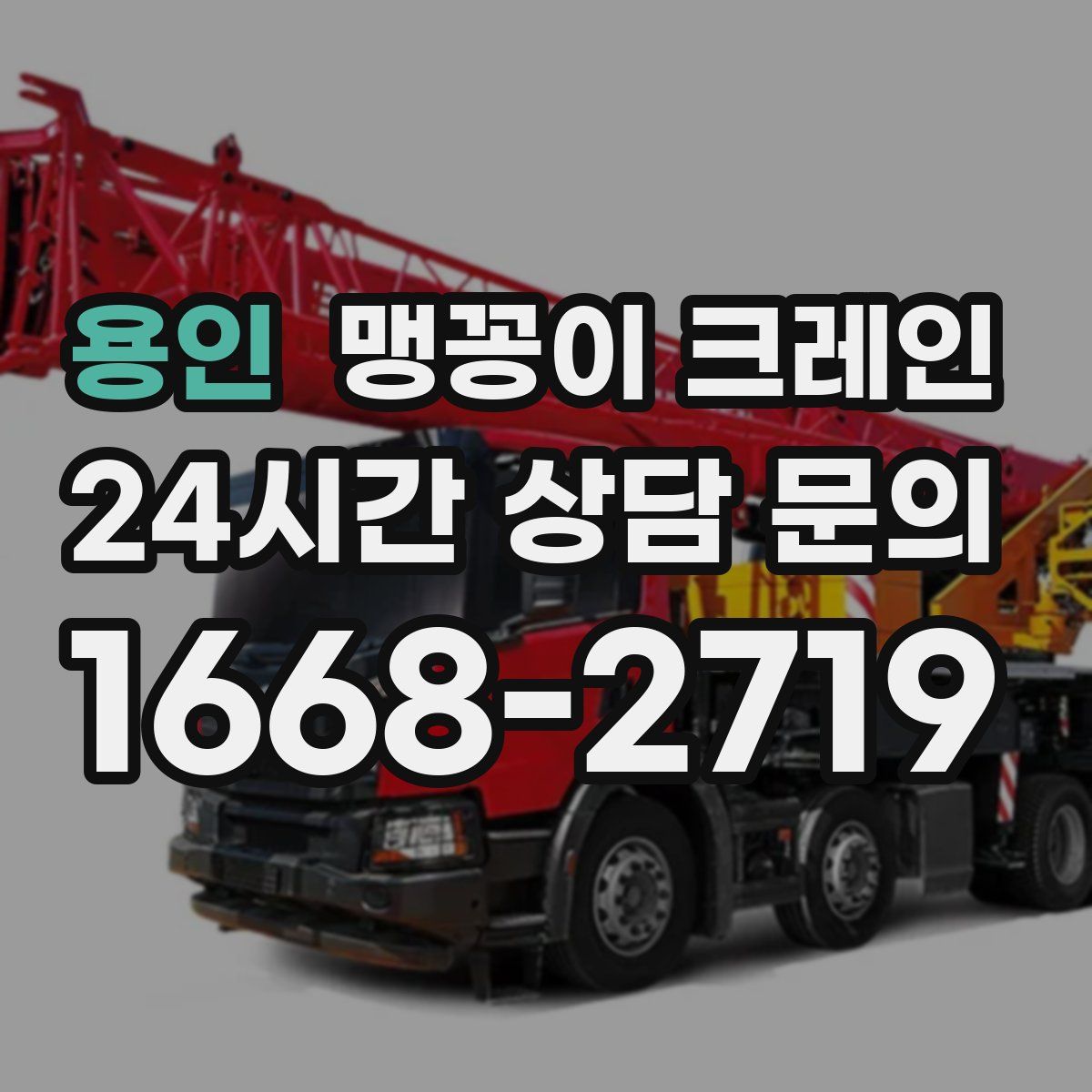 용인 맹꽁이 크레인