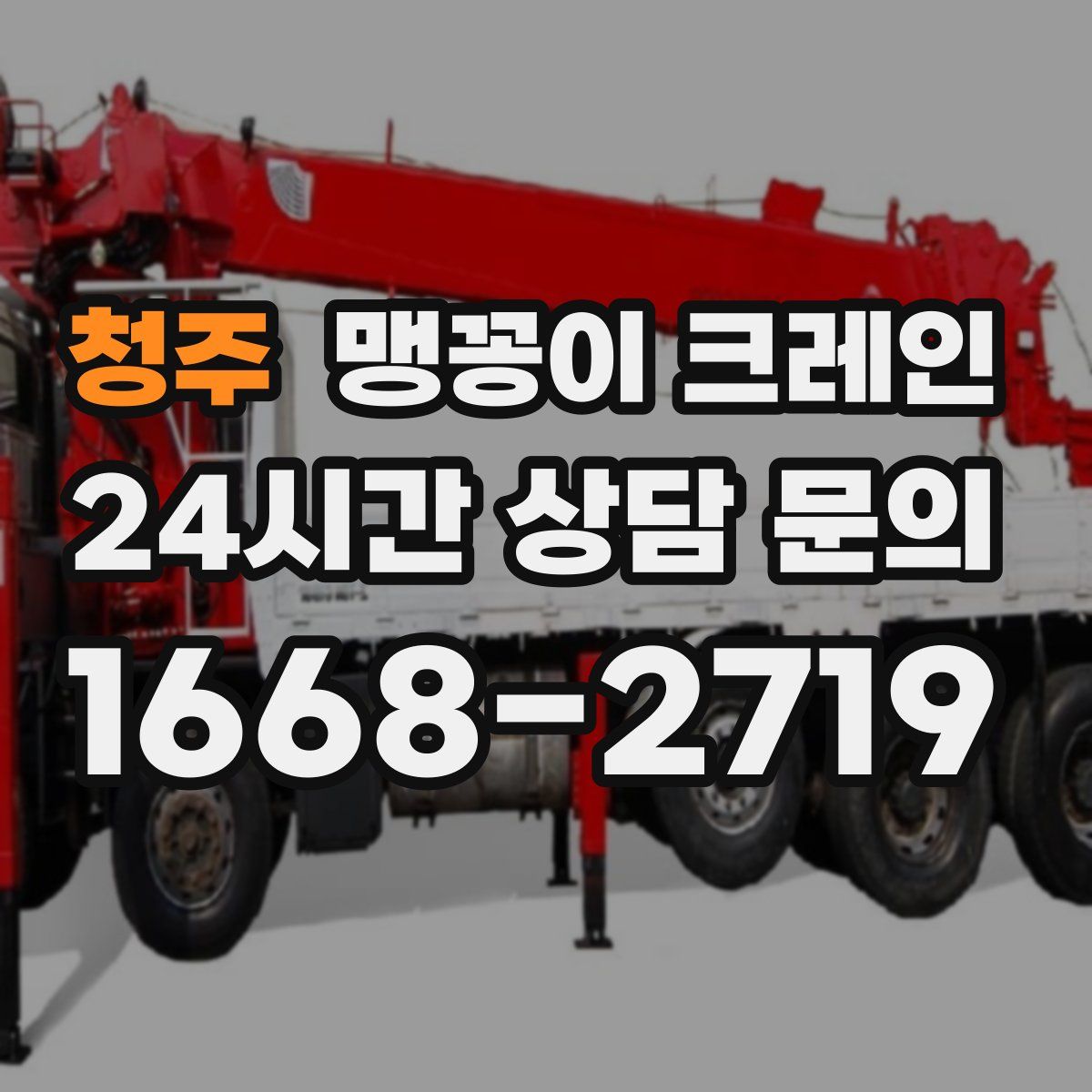 청주 맹꽁이 크레인