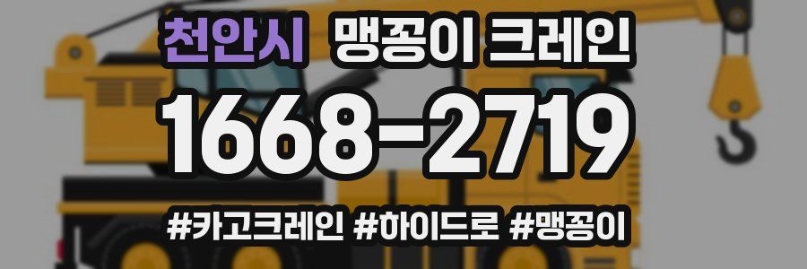 천안시 맹꽁이 크레인