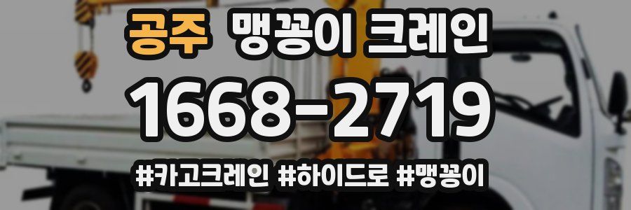 공주 맹꽁이 크레인