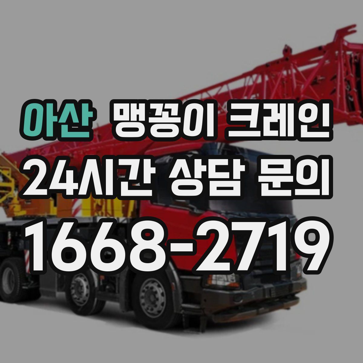 아산 맹꽁이 크레인