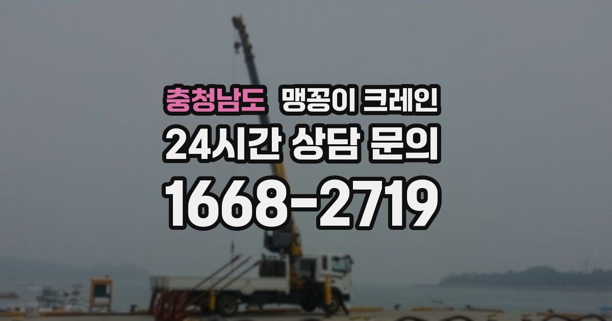 충청남도 맹꽁이 크레인