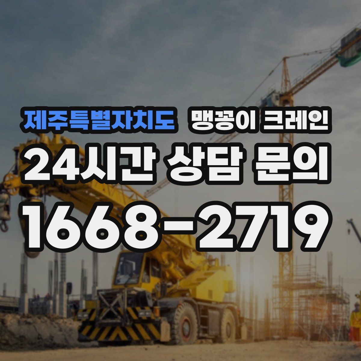 제주특별자치도 맹꽁이 크레인