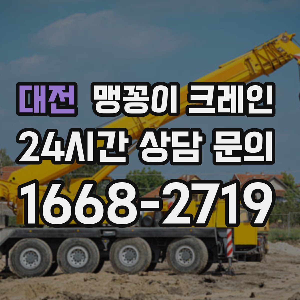 대전 맹꽁이 크레인